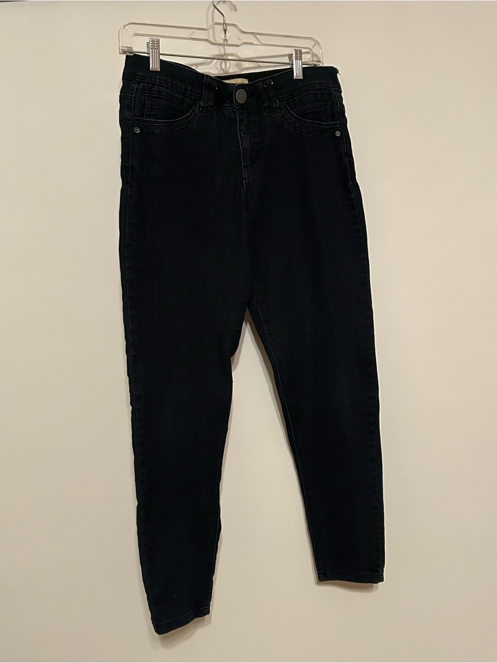 Democracy High-Rise Black Tapered Jeans